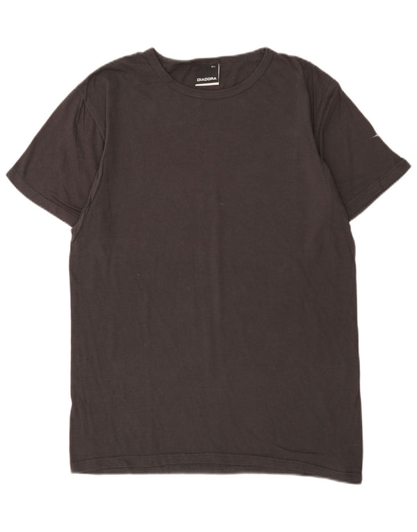 Diadora Camiseta Mujer Top UK 46 Large Gris Algodón