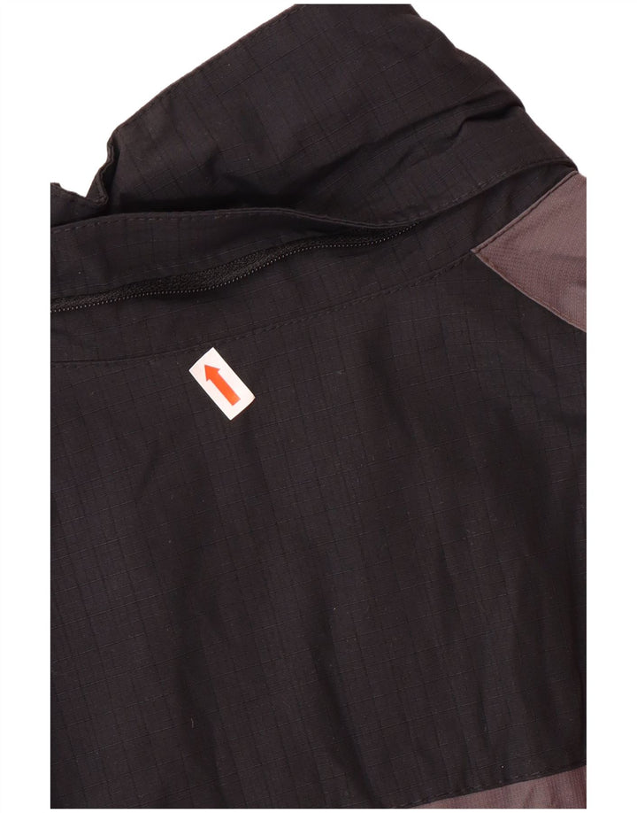 HELLY HANSEN Chaqueta cortavientos gráfica para hombre UK 34 XS Bloque de color negro