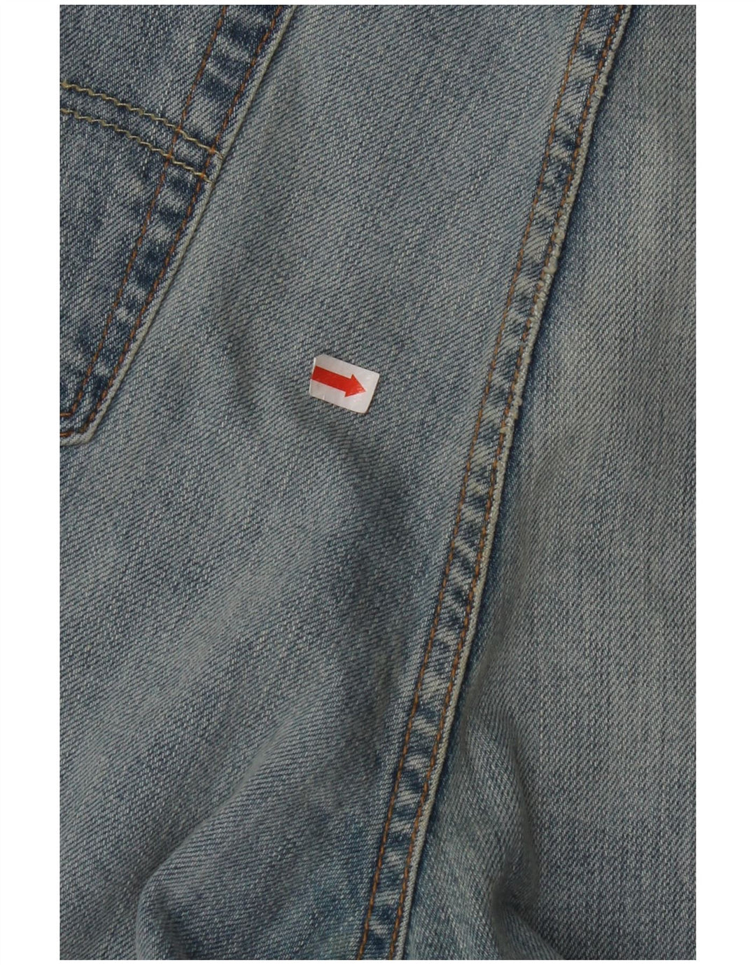 LEVI'S Vaqueros Rectos Cortos 751 para Mujer W38 L26 Algodón Azul