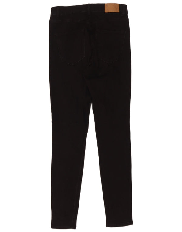 Zara Vaqueros pitillo para mujer EU 38 Small W28 L29 Algodón negro