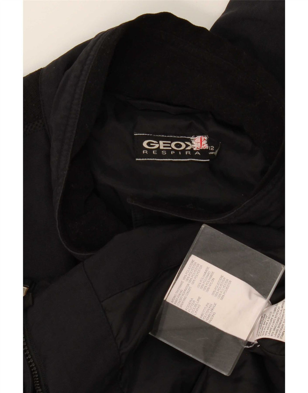 Chaqueta Geox Boys Respira Racer 11-12 años Negro Poliéster