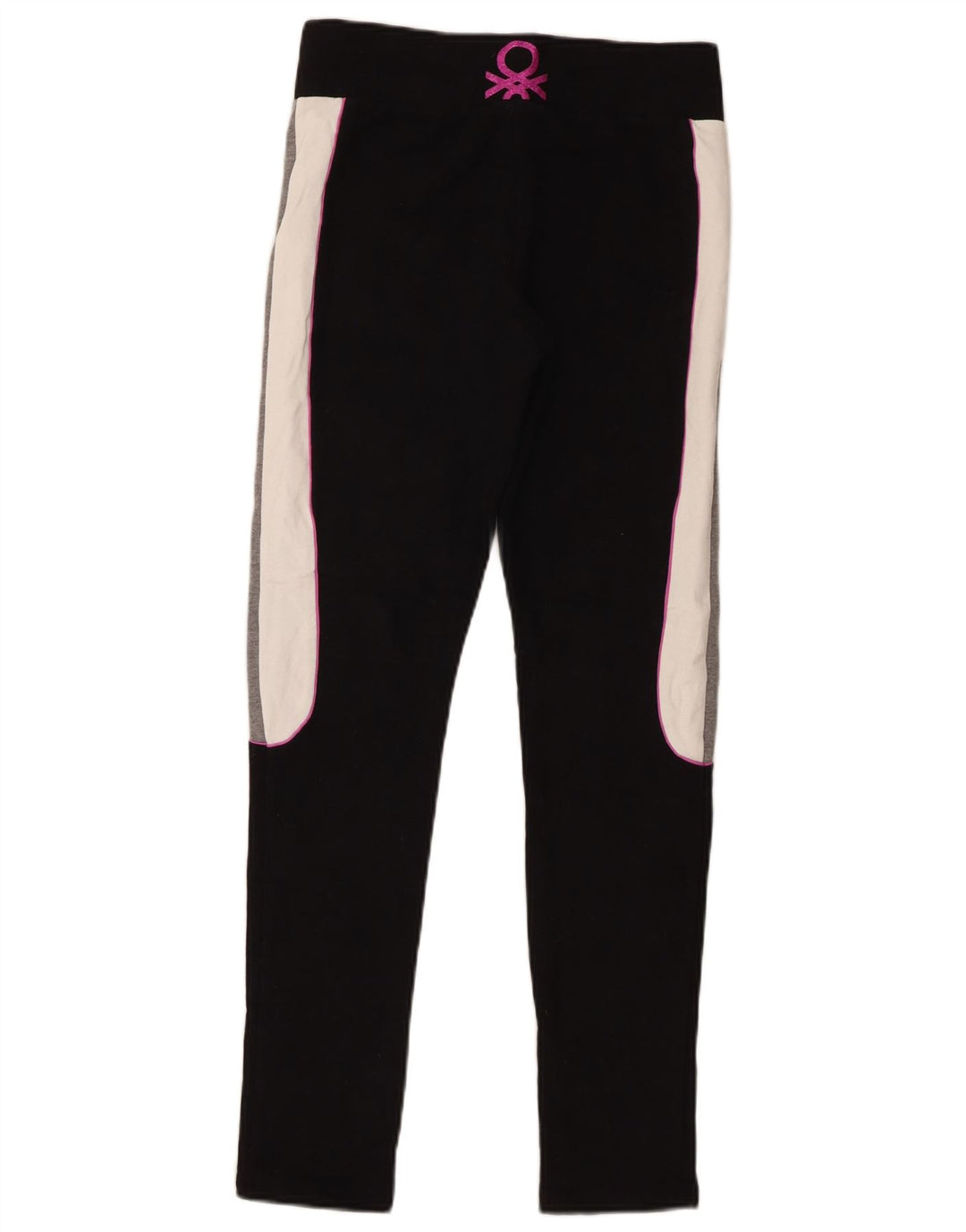 Benetton Leggings Gráficos Para Mujer ES 44 Mediano Negro Colorblock