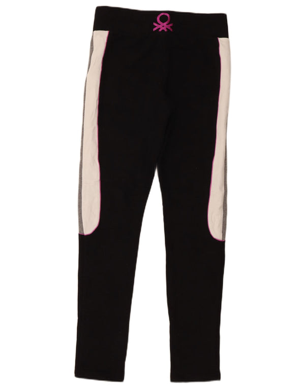 Benetton Leggings Gráficos Para Mujer ES 44 Mediano Negro Colorblock