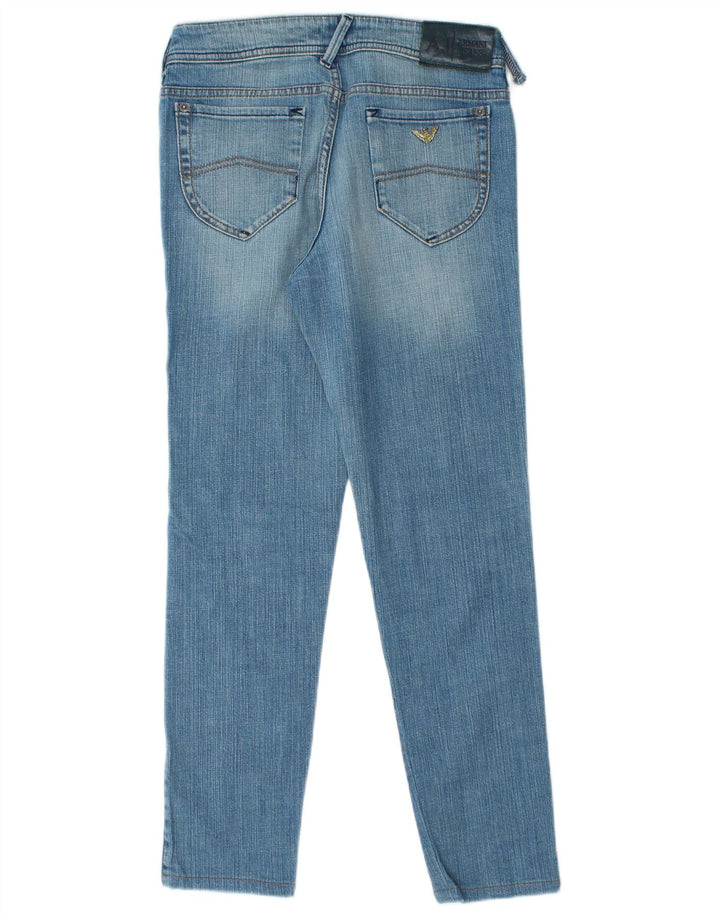 Jeans Ajustados Armani Mujer W27 L27 Algodón Azul