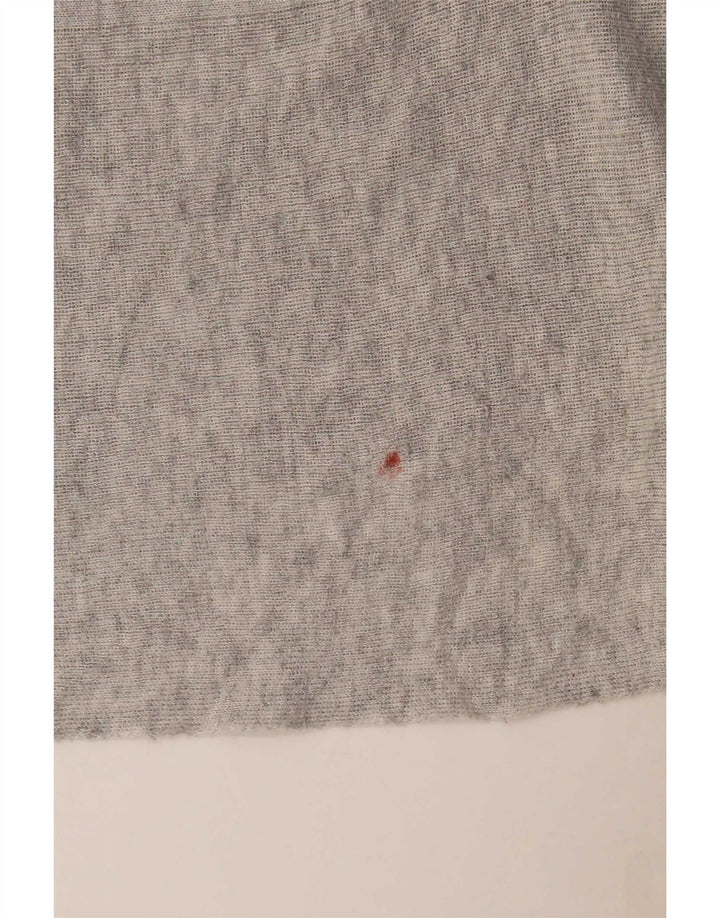 Topshop Top extragrande de manga larga para mujer UK 6 XS Poliéster moteado gris