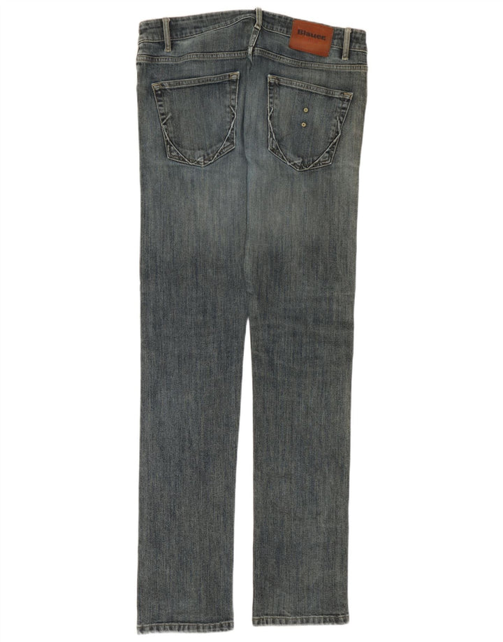 Blauer Vaqueros Slim para Hombre W34 L34 Algodón Azul