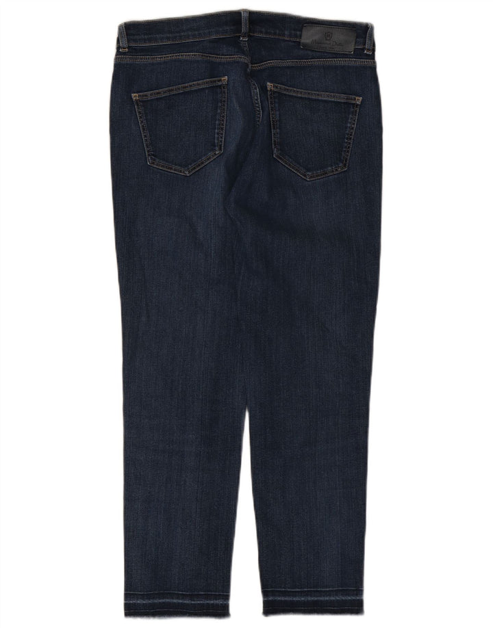 Massimo Dutti Vaqueros Slim Mujer EU 38 Small W28 L25 Algodón Azul