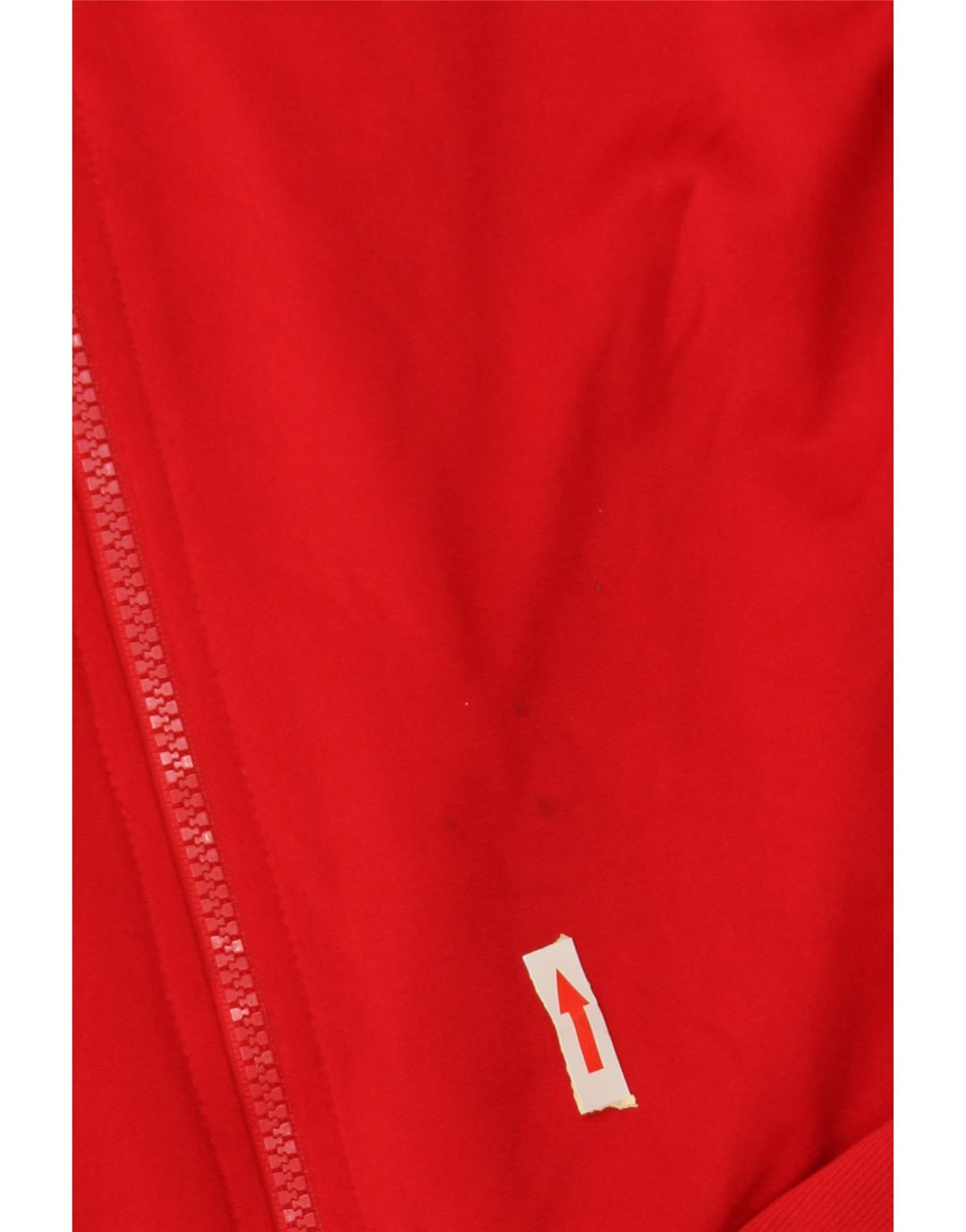 ADIDAS Chaqueta de chándal para hombre UK 38/40 Poliéster color block mediano rojo