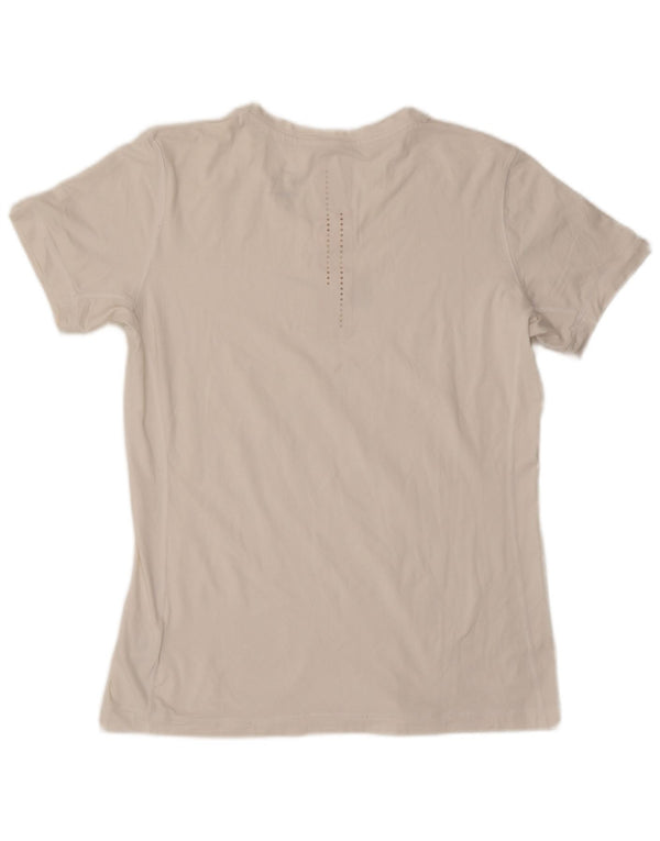 NIKE Camiseta Dri Fit Graphic para Mujer UK 40 XL Poliéster Blanco