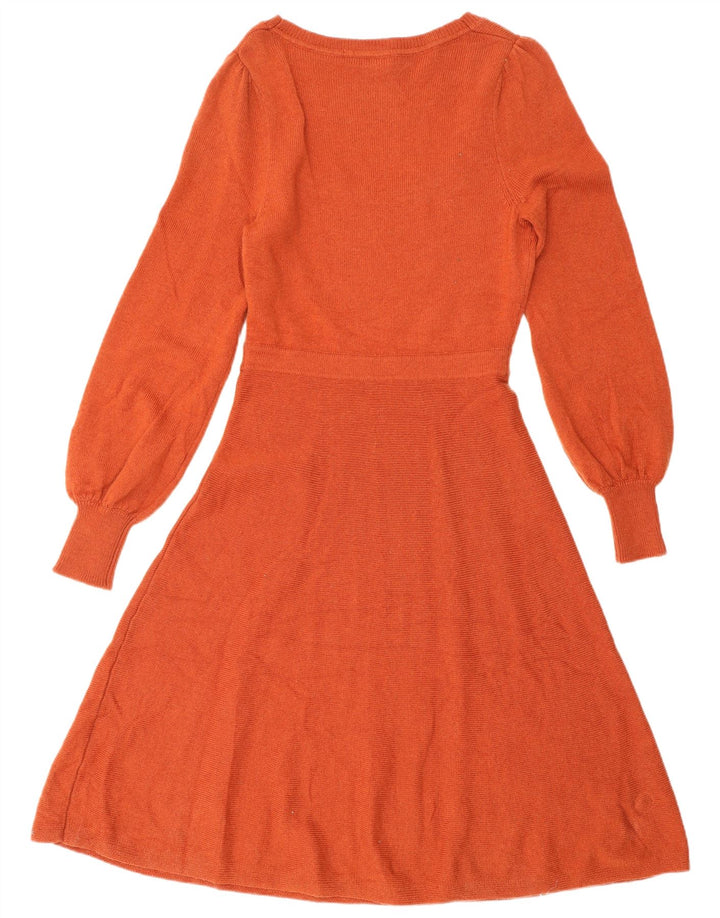 BODEN Vestido tipo jersey para mujer UK 40 Small Naranja Poliamida