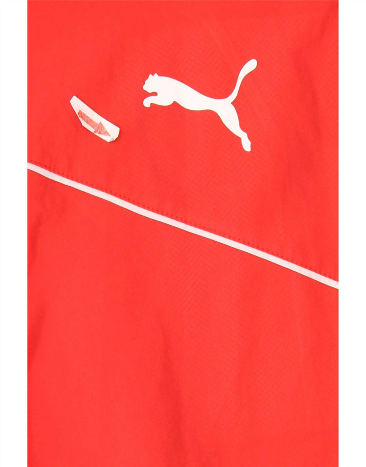 Puma Chaqueta de chándal con capucha AC Milan para niños 13-14 años Rojo Poliéster