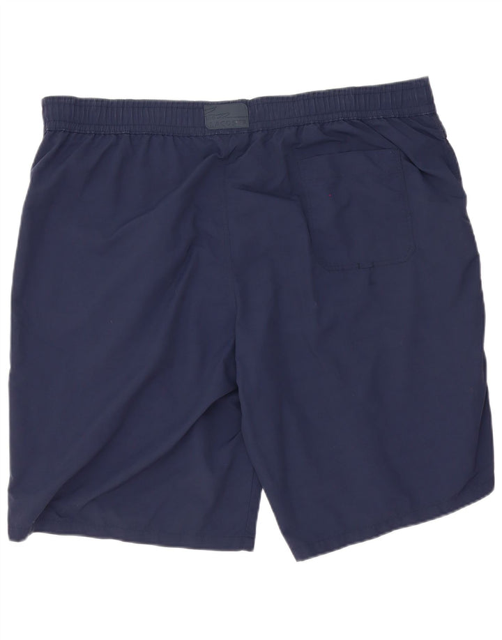 Bañador Lacoste Hombre Talla 7 2XL Azul Marino Poliéster