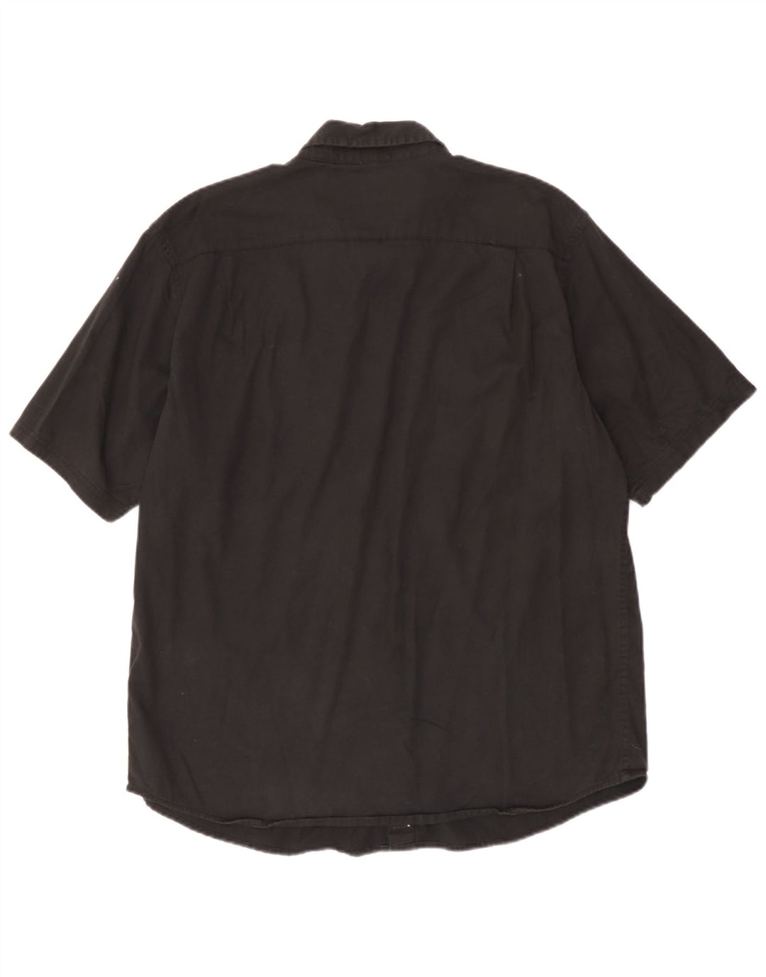 Wrangler - Camisa de manga corta para hombre, talla grande, color negro