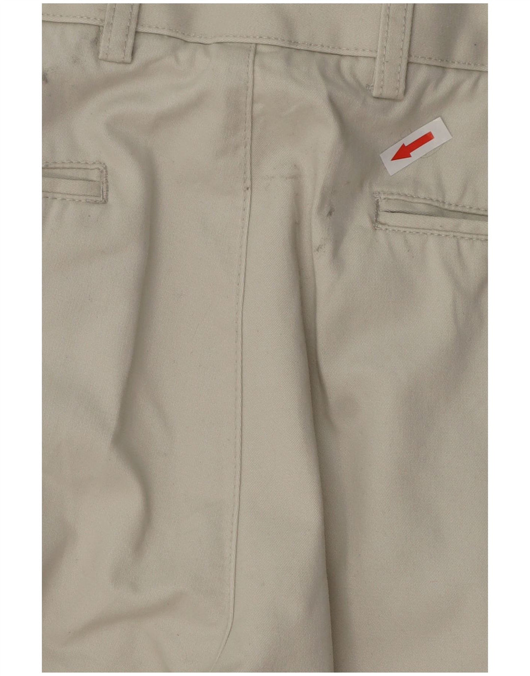 CHAPS Pantalones chinos con pinzas para hombre W36 L30 Algodón blanco