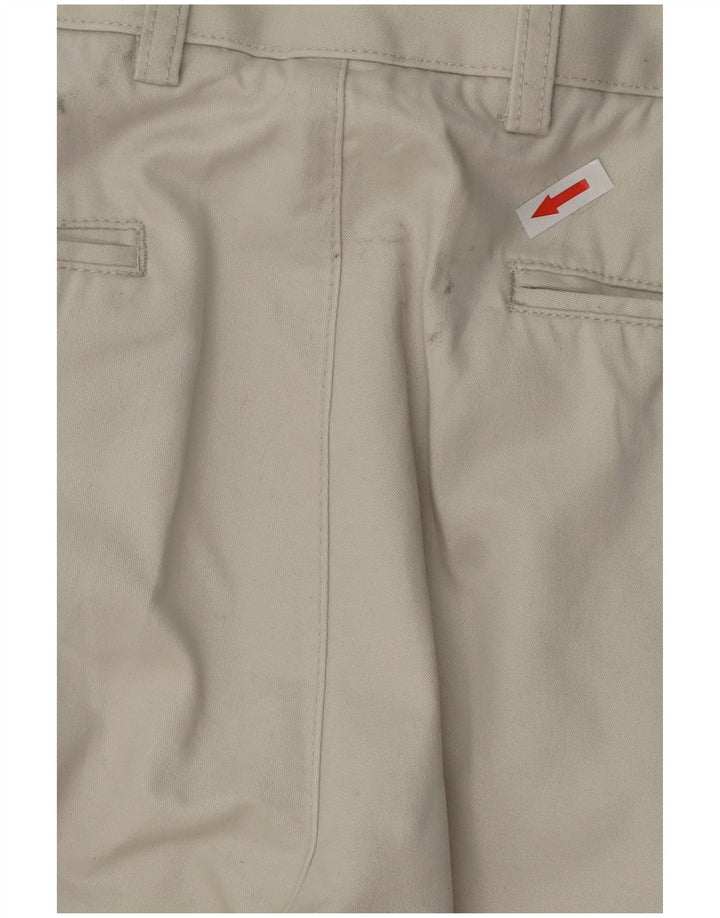 CHAPS Pantalones chinos con pinzas para hombre W36 L30 Algodón blanco