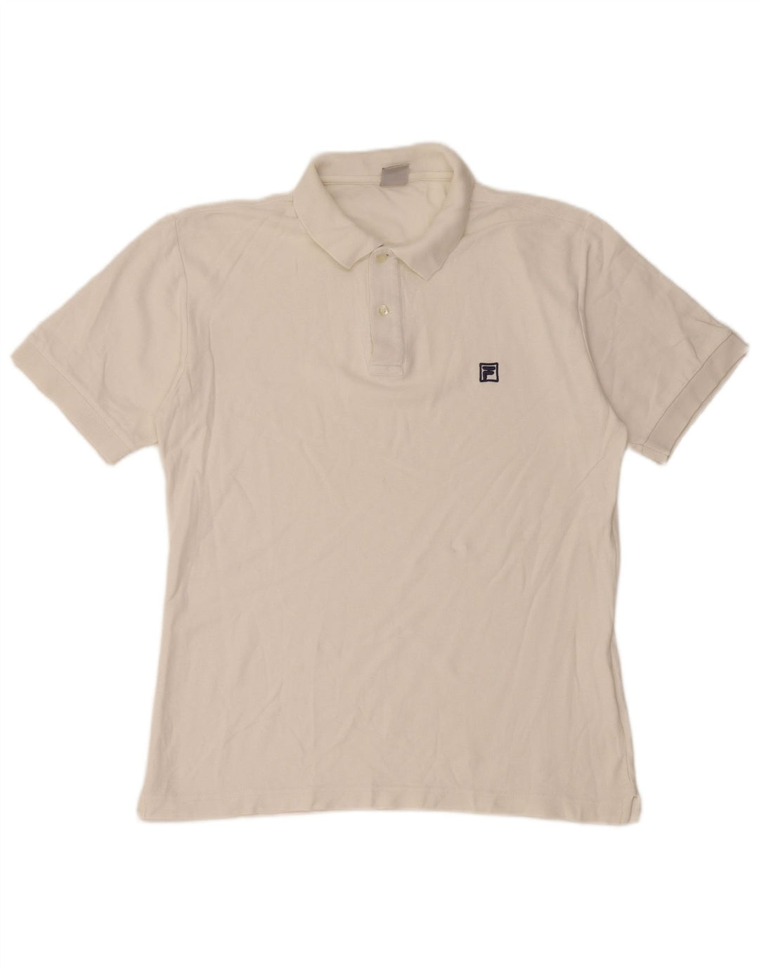 Polo Fila Hombre IT 50 Algodón Blanco Mediano
