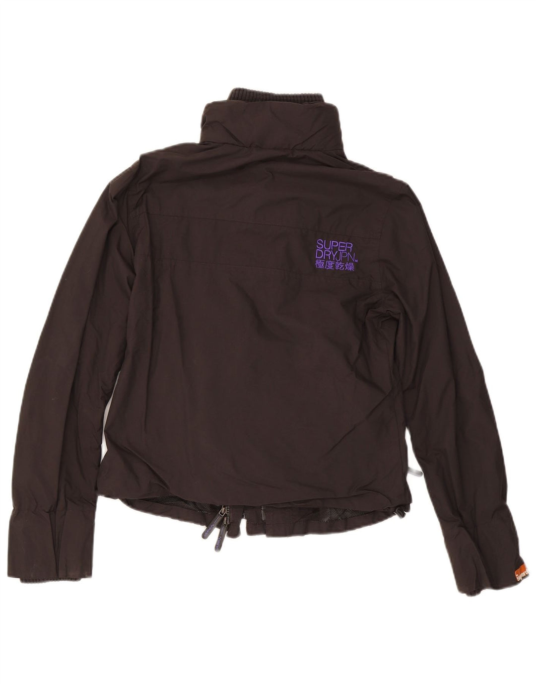 SUPERDRY Chaqueta cortavientos para mujer UK 44 Large Nylon negro