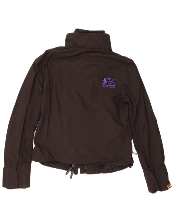 SUPERDRY Chaqueta cortavientos para mujer UK 44 Large Nylon negro