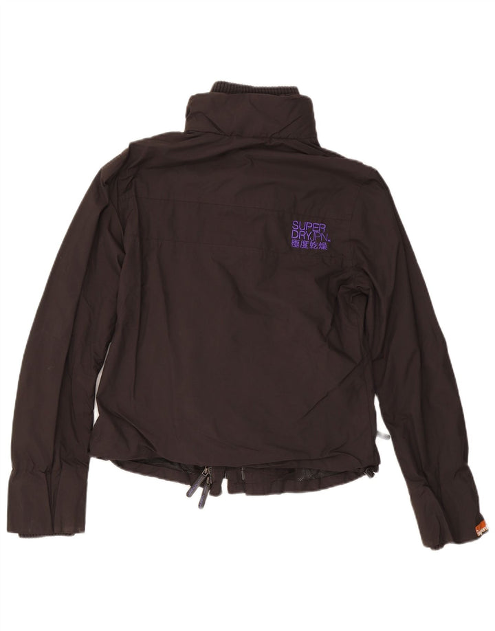 SUPERDRY Chaqueta cortavientos para mujer UK 44 Large Nylon negro