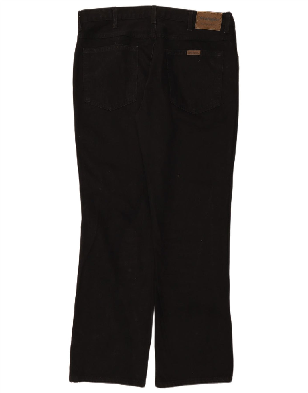 Wrangler Vaqueros rectos regulares para hombre W38 L32 Algodón negro