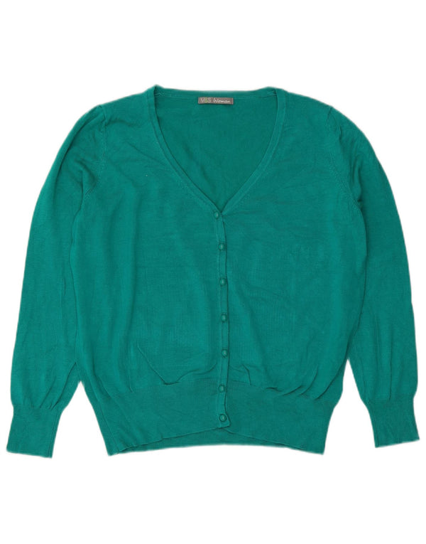 Marks & Spencer Cárdigan para Mujer UK 40 XL Viscosa Verde
