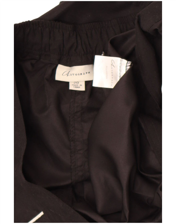 Marks & Spencer - Bañador para mujer con autógrafo, talla 48, 2XL, poliéster negro