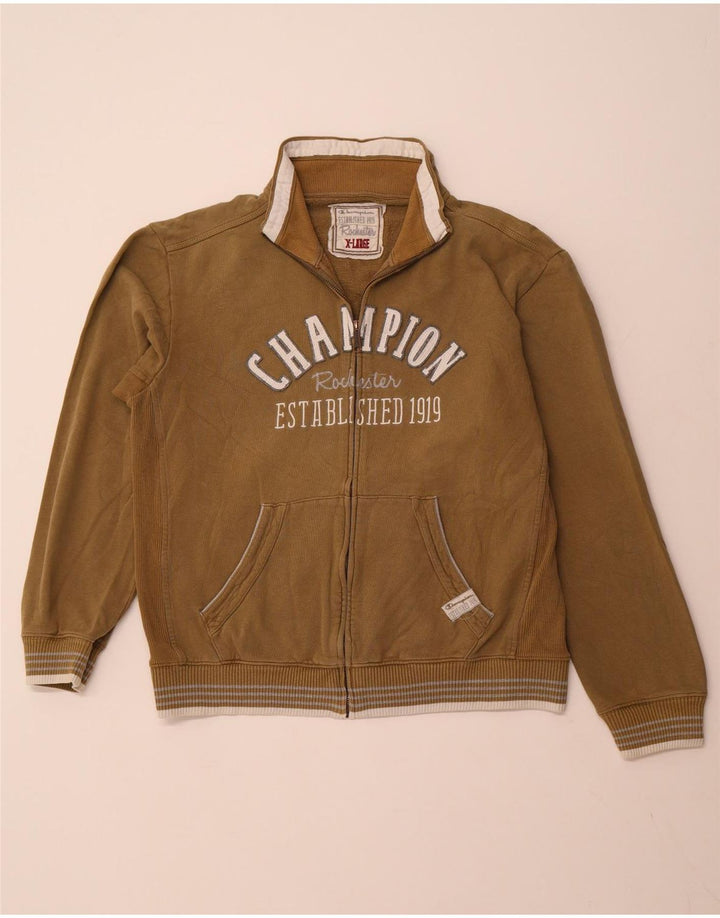 CHAMPION Mujer Rochester Graphic Chándal Top Chaqueta UK 18 XL Beige