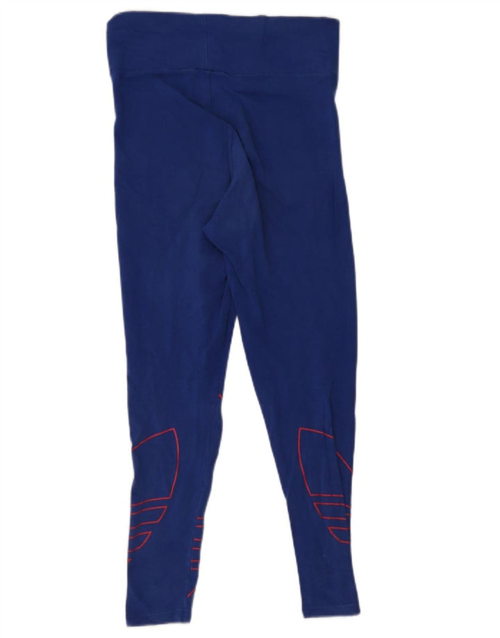 Adidas Leggings gráficos para mujer Reino Unido 44 Algodón azul medio