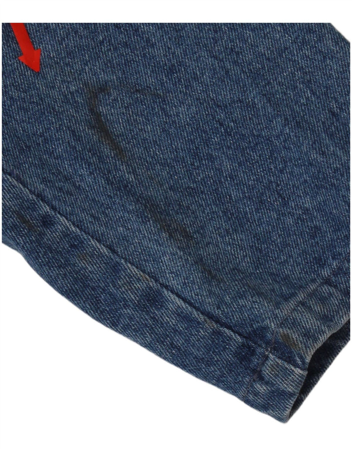 Bianca Maria Caselli Chaqueta vaquera con 1 botón para mujer, talla 40, color azul pequeño