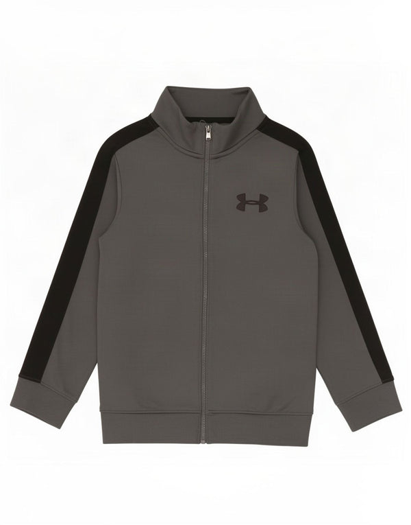 Under Armour Chaqueta de chándal para niños 7-8 años Small Gris Colorblock