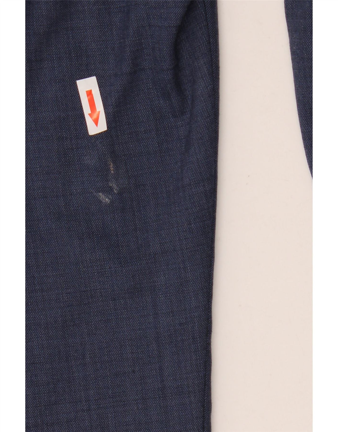 Marks & Spencer Pantalón de traje de corte regular para hombre W38 L29 Lana azul
