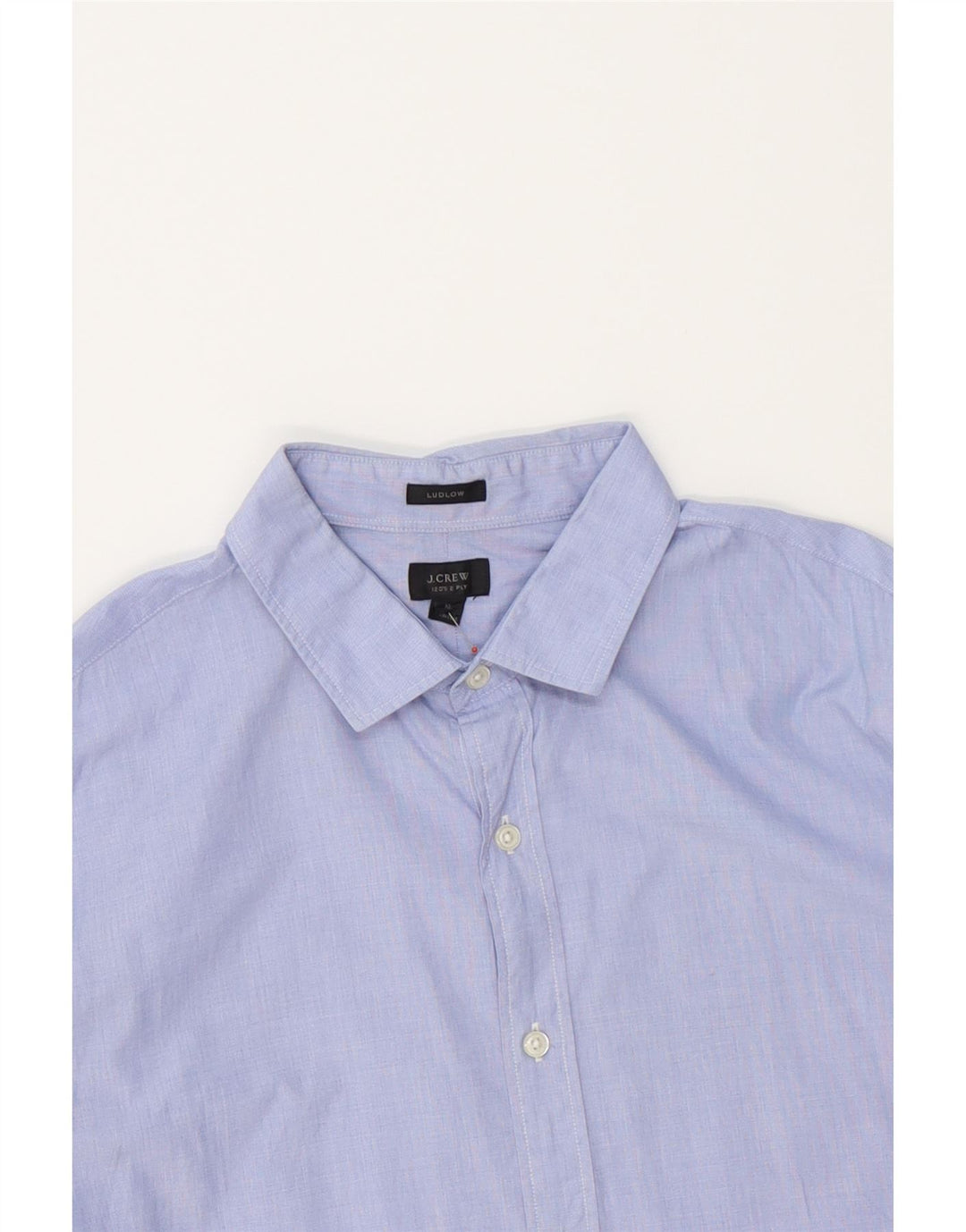 J. CREW Mens Ludlow Shirt XL Blue Cotton Vintage J. Crew and Second-Hand J. Crew from Messina Hembry 