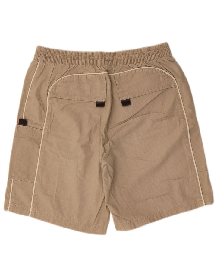 Adidas Hombre Pantalones Cortos Cargo Mediano W34 Algodón Beige