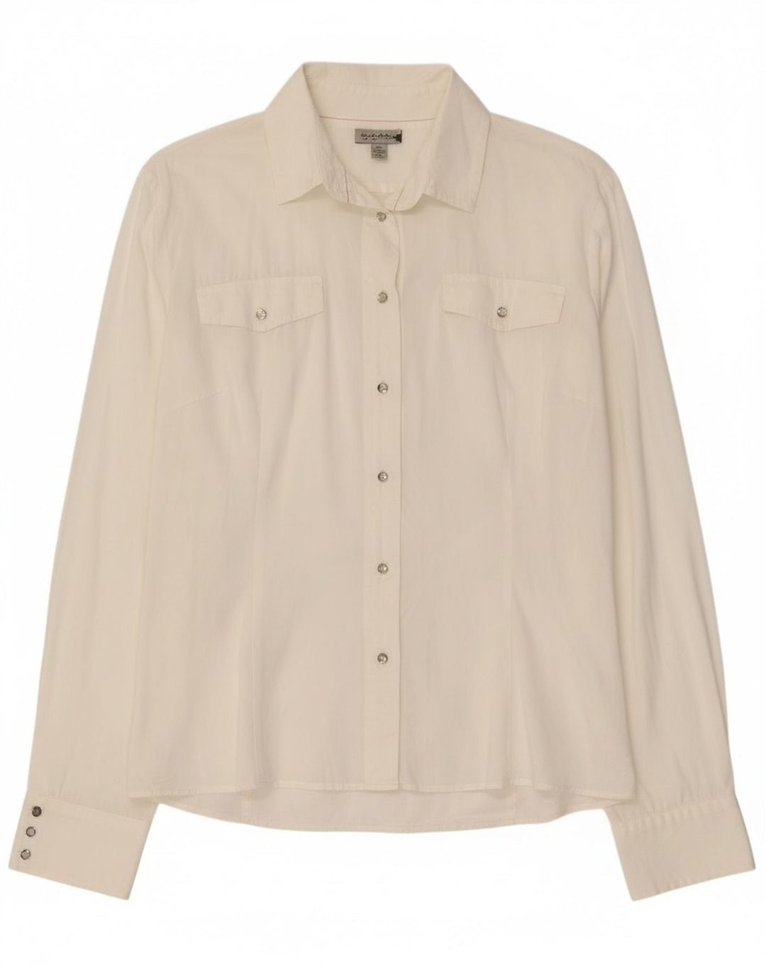 Murphy & Nye Blusa camisera para mujer UK 46 Grande Algodón blanco