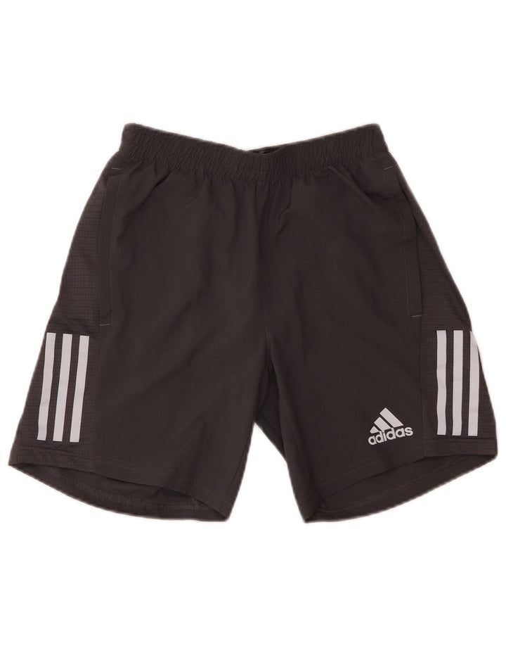 Adidas Mens Aeroready Sport Shorts Pequeño Gris Poliéster
