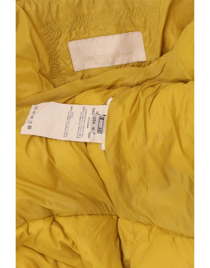 Scervino Street Chaqueta acolchada acolchada para mujer IT 44 Medium Yellow Winter
