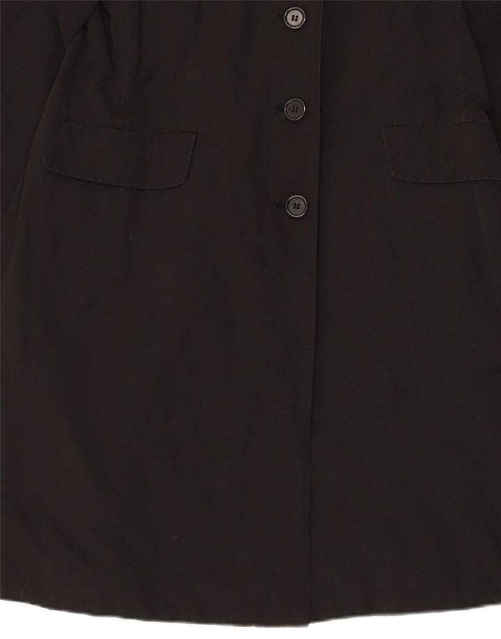 Abrigo Aspesi Mujer UK 40 XL Algodón Negro