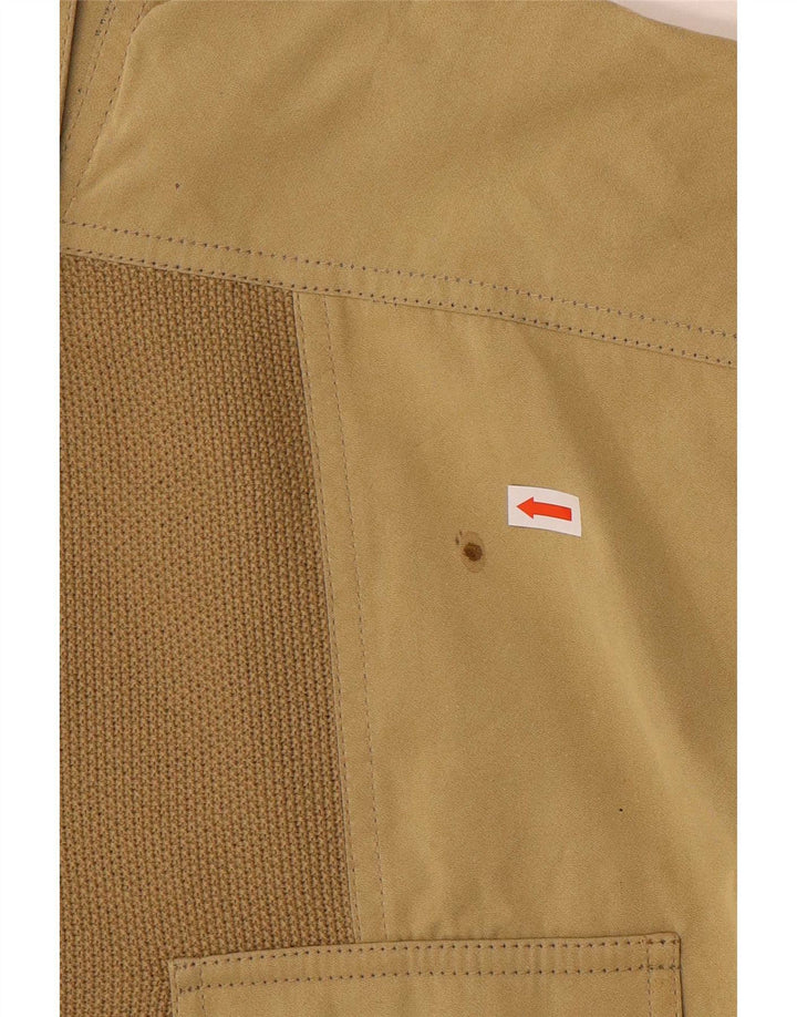 Chaqueta bomber vintage para hombre IT 52 XL Bloque de color beige