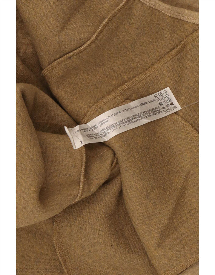 Zara Mujer Chaqueta Utilitaria UK 6 XS Beige Poliéster