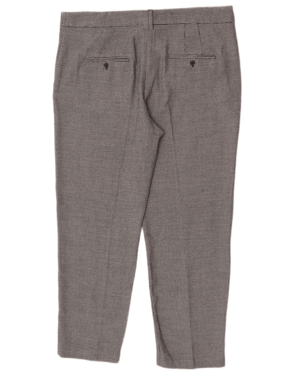 Marks & Spencer Pantalones cortos para mujer UK 44 Large W34 L26 Negro Geométrico