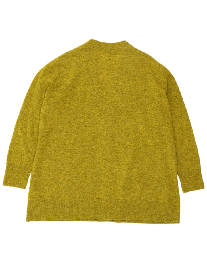 COS Suéter tipo cárdigan extragrande largo para mujer Reino Unido 14 Medio verde moteado