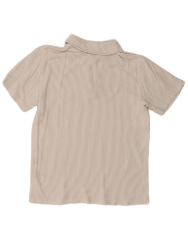 Polo REISS para mujer UK 6 XS Algodón blanco