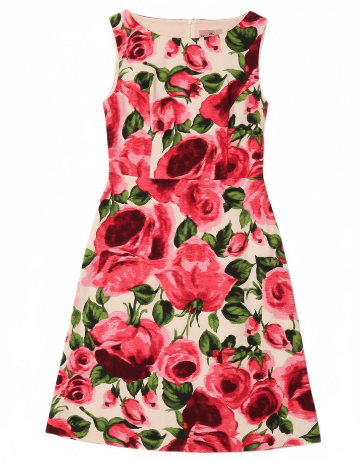PHASE EIGHT Vestido acampanado para mujer UK 40 Pequeño multicolor floral