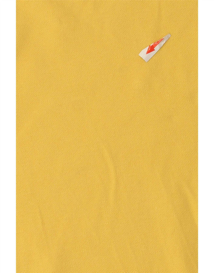 Polo Kappa Hombre Grande Amarillo Algodón