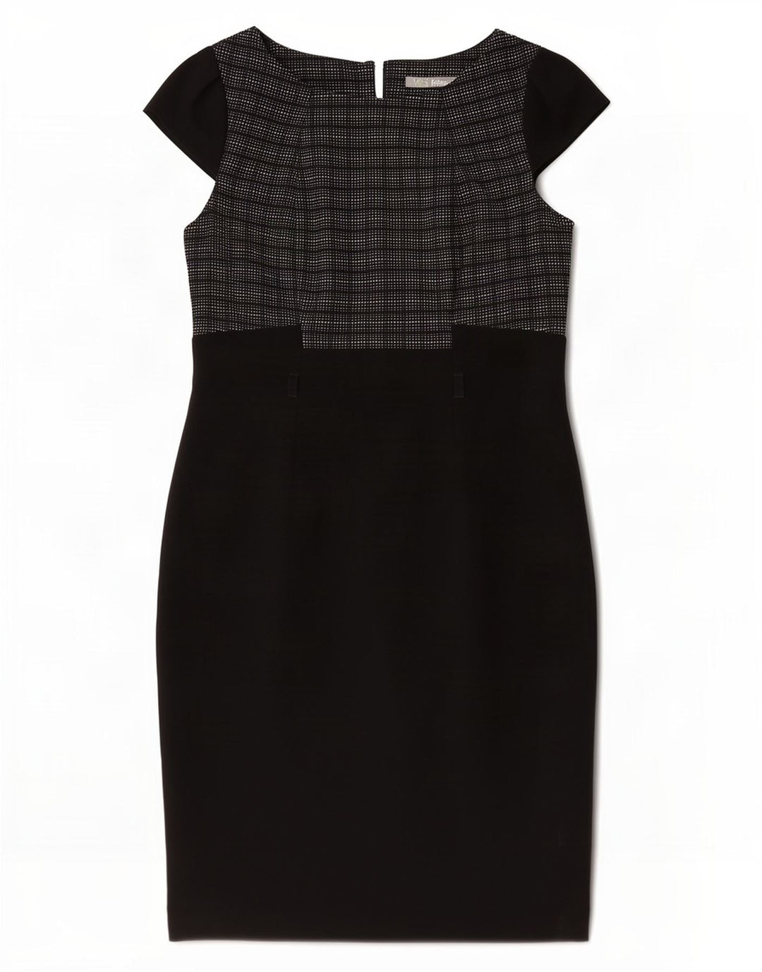 Marks & Spencer Vestido tubo para mujer UK 44 Mediano Poliéster a cuadros negros