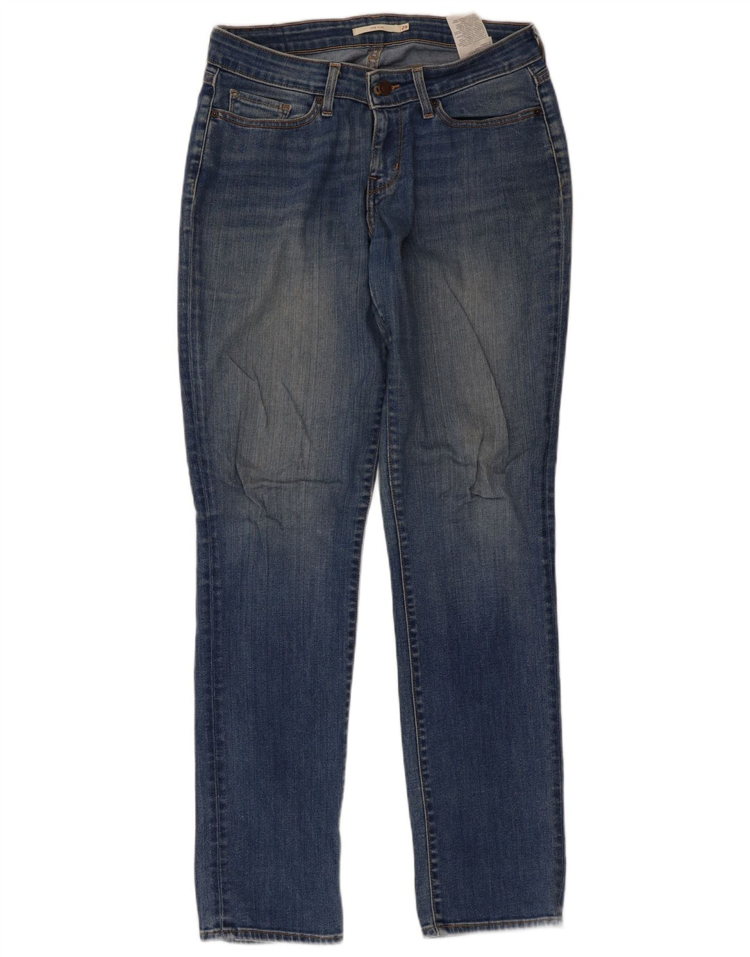 Levi's Mujer 712 Slim Jeans W29 L32 Algodón Azul