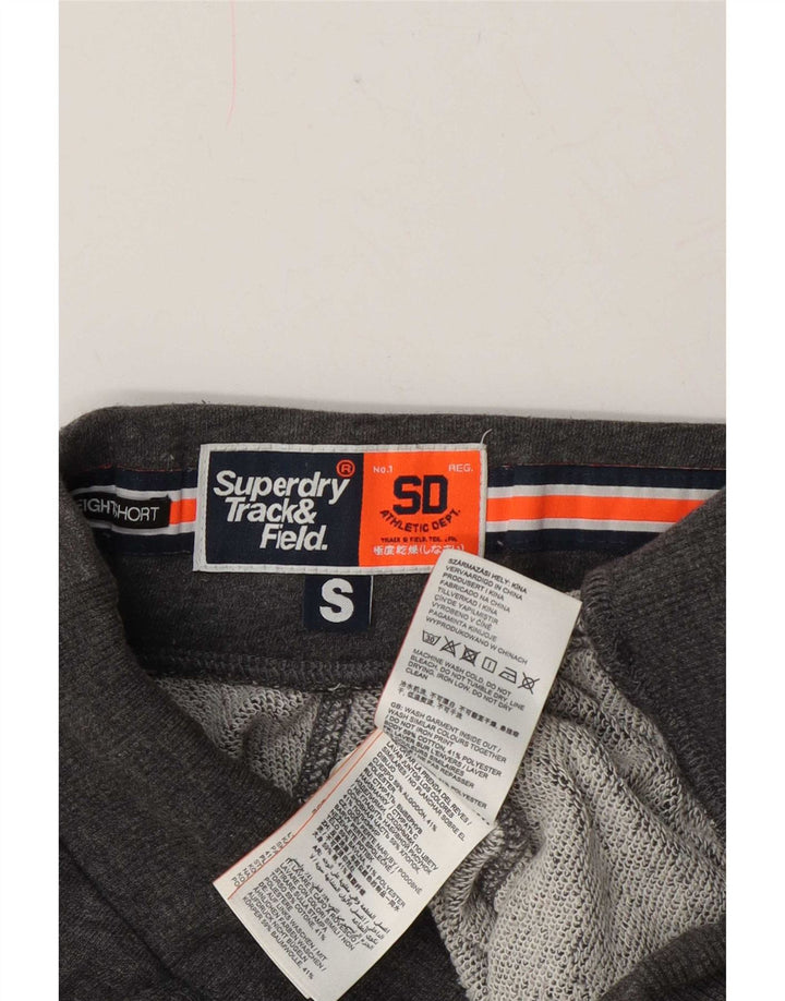 Superdry Shorts deportivos con gráficos para hombre de algodón gris pequeño