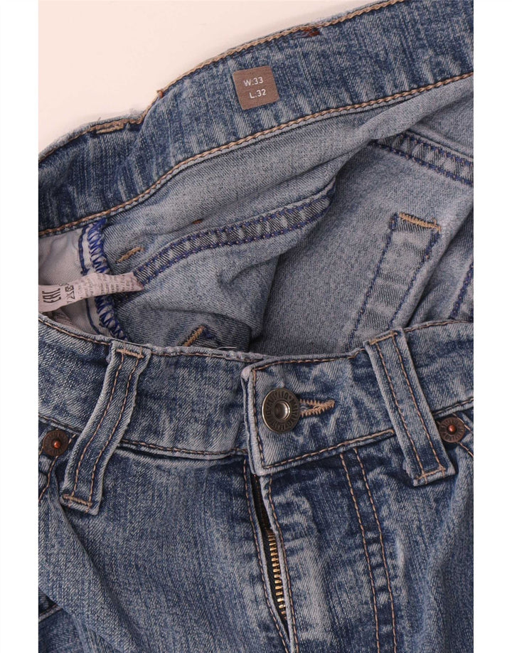 Mustang Mujer Tramper Slim Jeans W33 L32 Algodón Azul