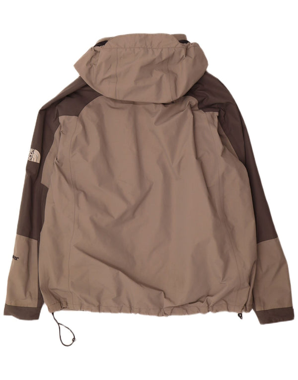 The North Face Chaqueta impermeable con capucha para hombre UK 42 XL Nylon color block gris