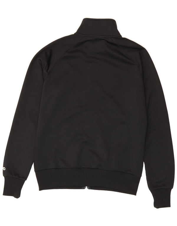 NIKE Womens Tracksuit Top Jacket UK 16 Large Black Colourblock Polyester